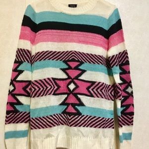 cute aztec printed sweater
